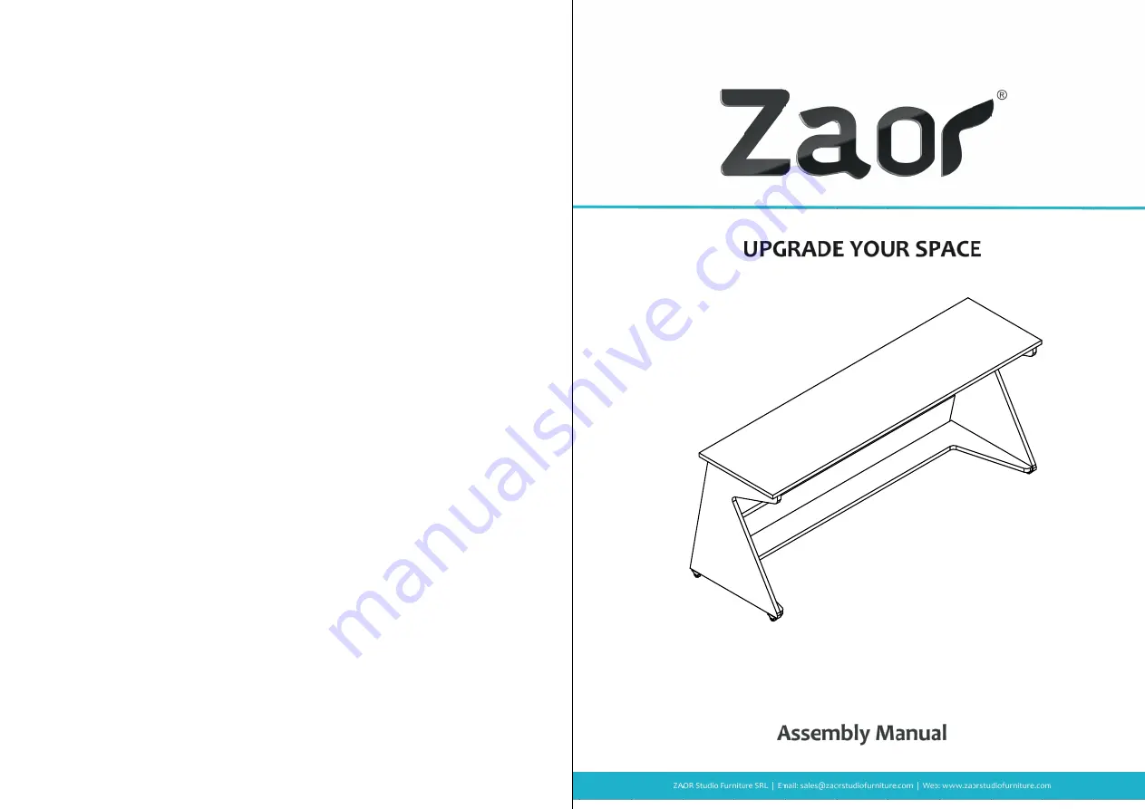 Zaor Vision K Assembly Manual Download Page 1