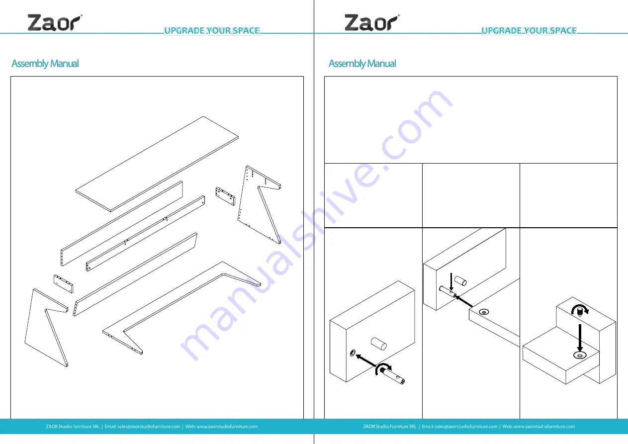 Zaor Vision K Assembly Manual Download Page 2