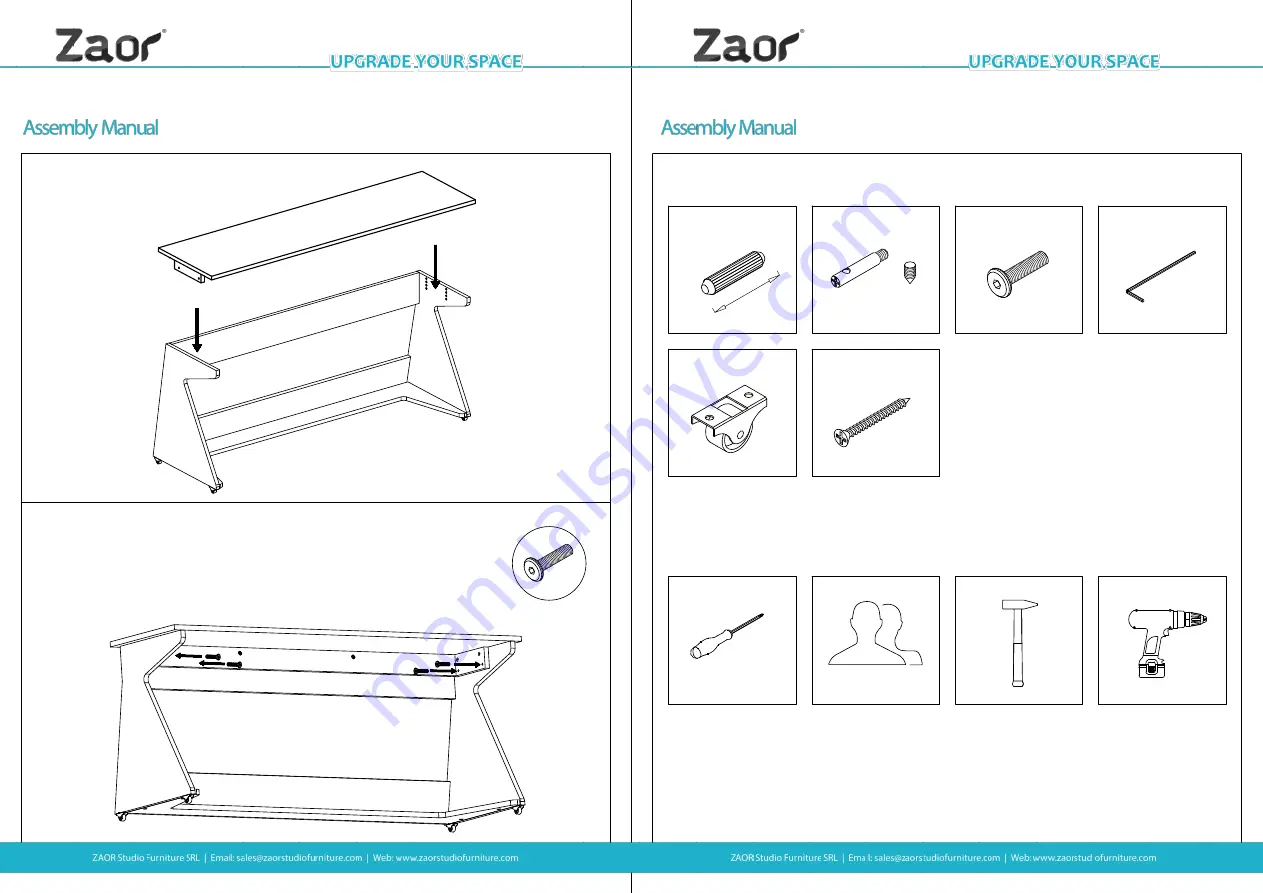 Zaor Vision K Assembly Manual Download Page 6