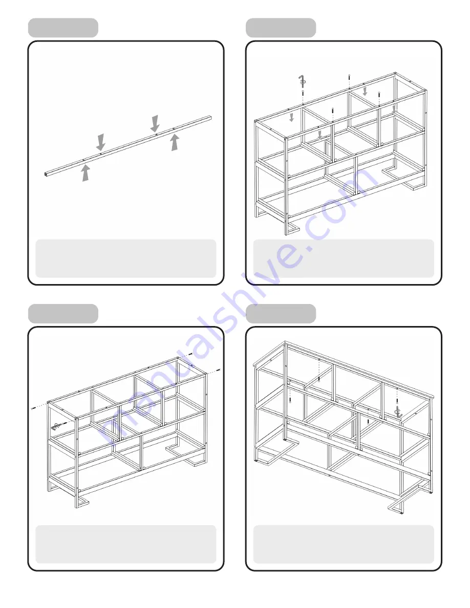 Zap LINN LOW DRESSER Assembly Manual Download Page 6