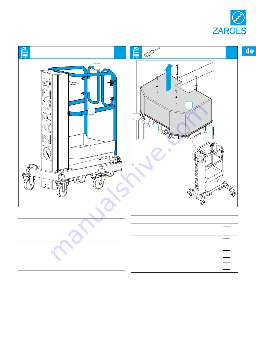 zarges LiftMaster U Скачать руководство пользователя страница 7