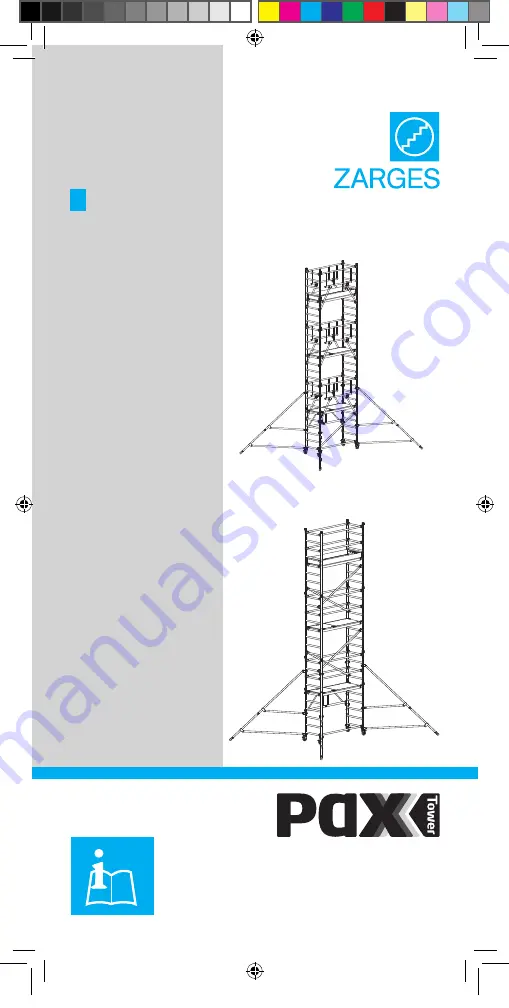 zarges PAXTower 3T 5535122 Скачать руководство пользователя страница 1