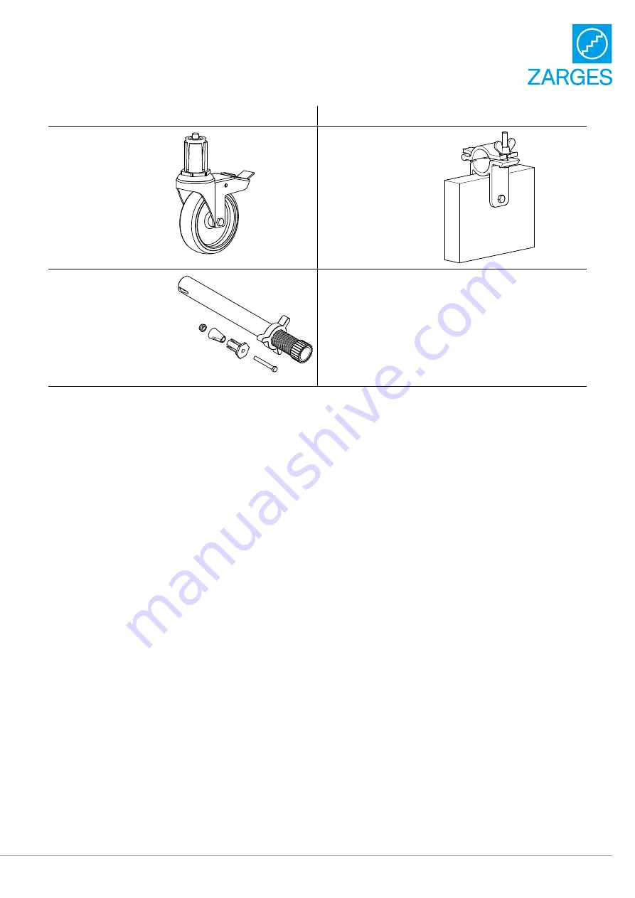 zarges PaxTower S-PLUS 1T Assembly And Use Instructions Download Page 31