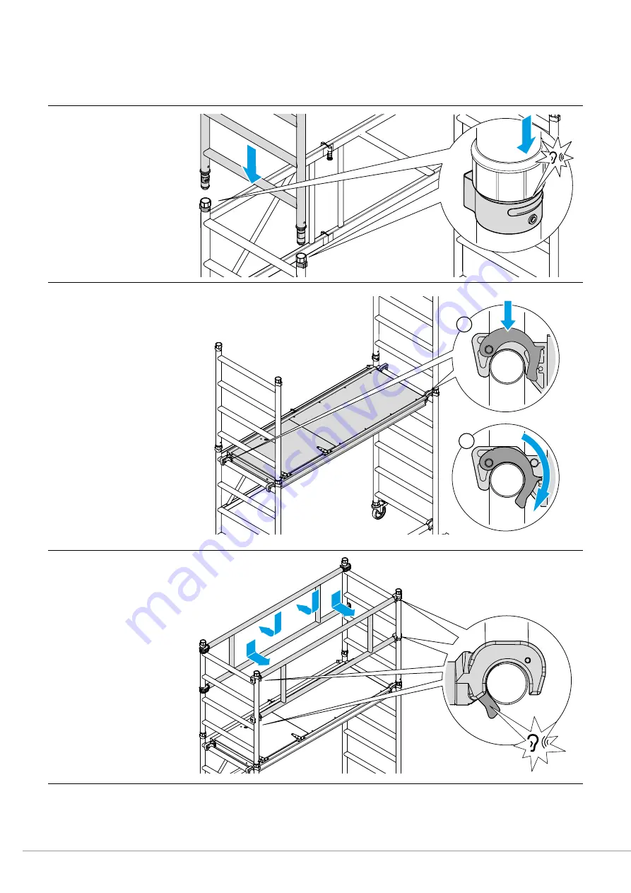 zarges PaxTower S-PLUS 1T Assembly And Use Instructions Download Page 42