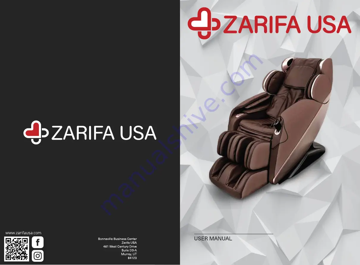 ZARIFA USA A392 Скачать руководство пользователя страница 1