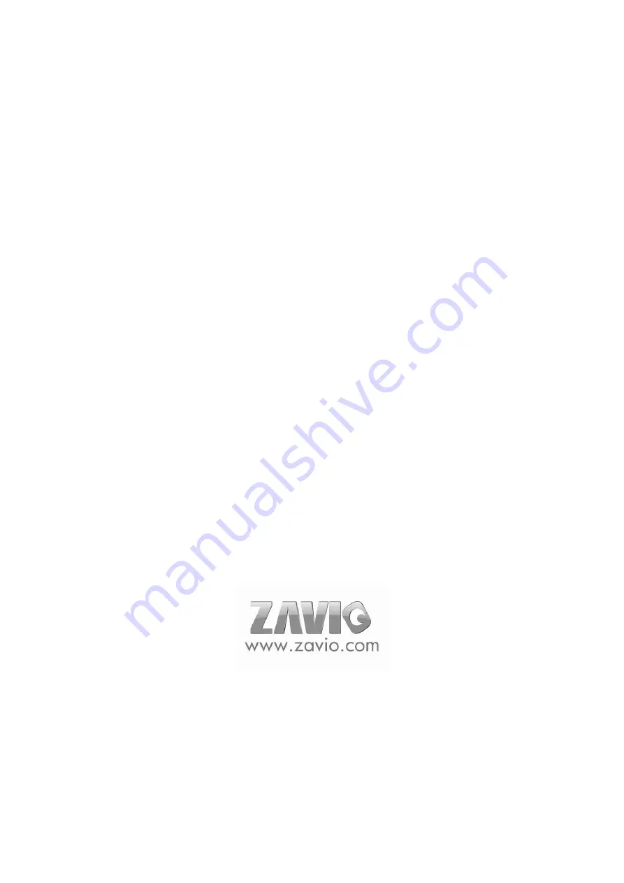 Zavio B6110 Quick Installation Manual Download Page 11