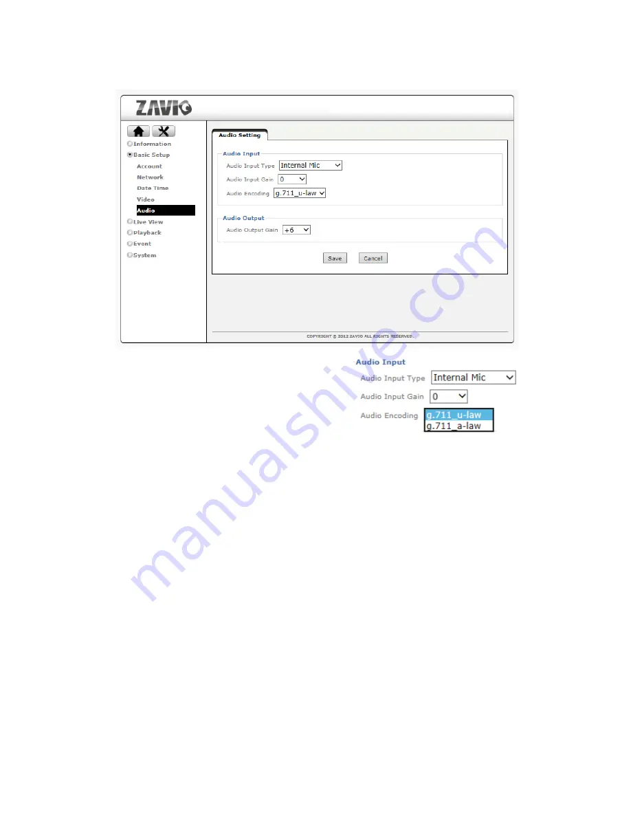 Zavio B7320 User Manual Download Page 24