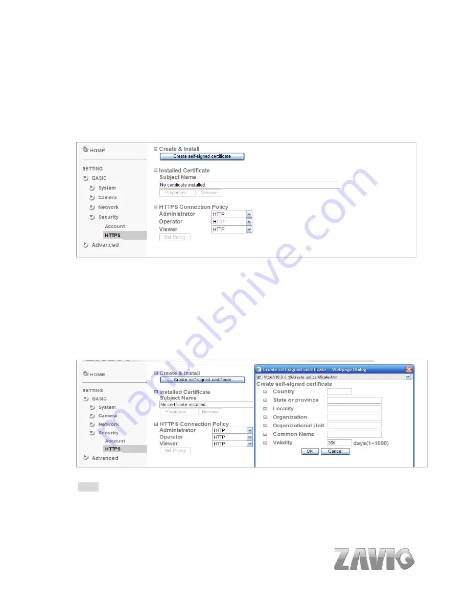 Zavio F5100 User Manual Download Page 53