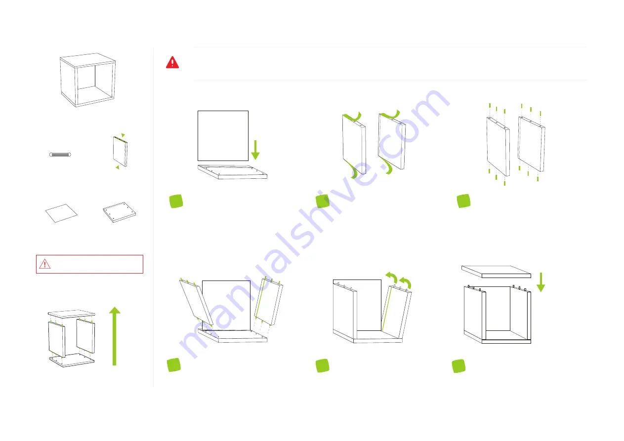 ZBoard Cube Assemble Instruction Download Page 1