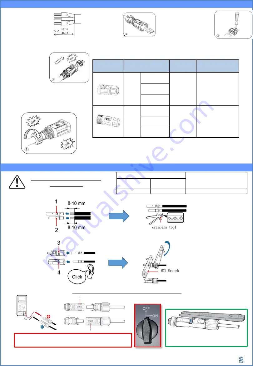 ZCS Azzurro HYD3000-ZP1 Quick Manual Download Page 8