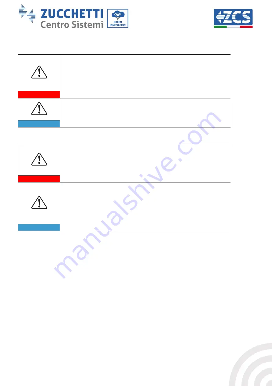 ZCS TL Series User Manual Download Page 8