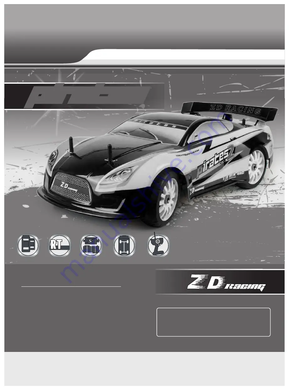 ZD Racing Pirates 2 TC-8 Manual Download Page 1