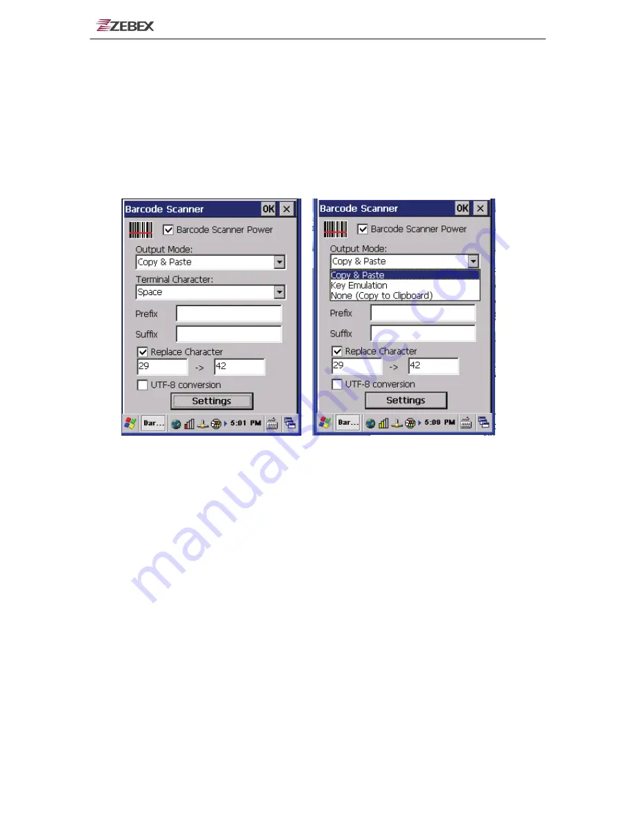 Zebex Z-2065 series User Manual Download Page 59