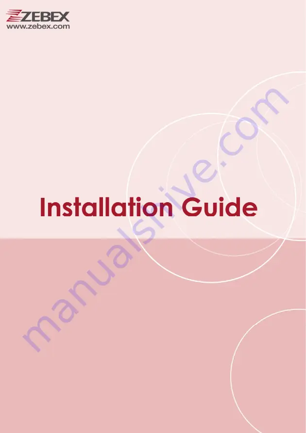 Zebex Z-5132 GT Installation Manual Download Page 1