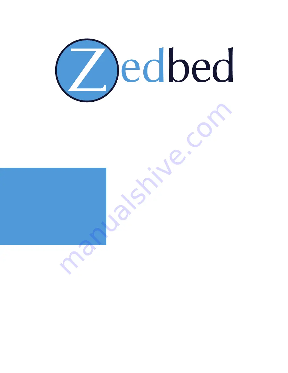 Zedbed Z-PEDIC User Manual And Maintenance Download Page 1