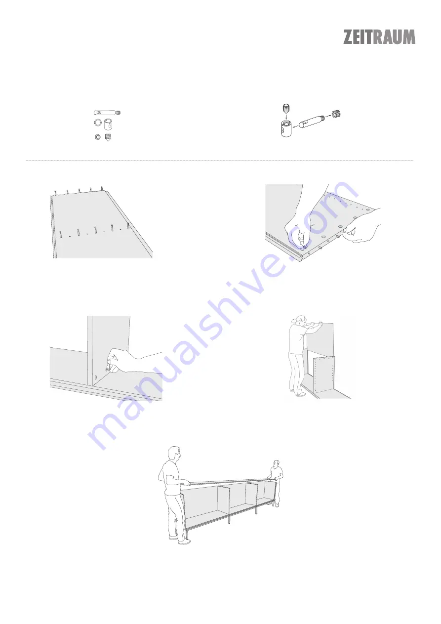 ZEITRAUM KIN LONG Assembly Instruction Download Page 1