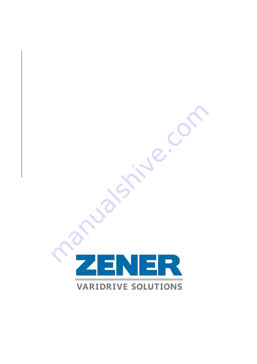 Zener IP00 Series Instruction Manual Download Page 1