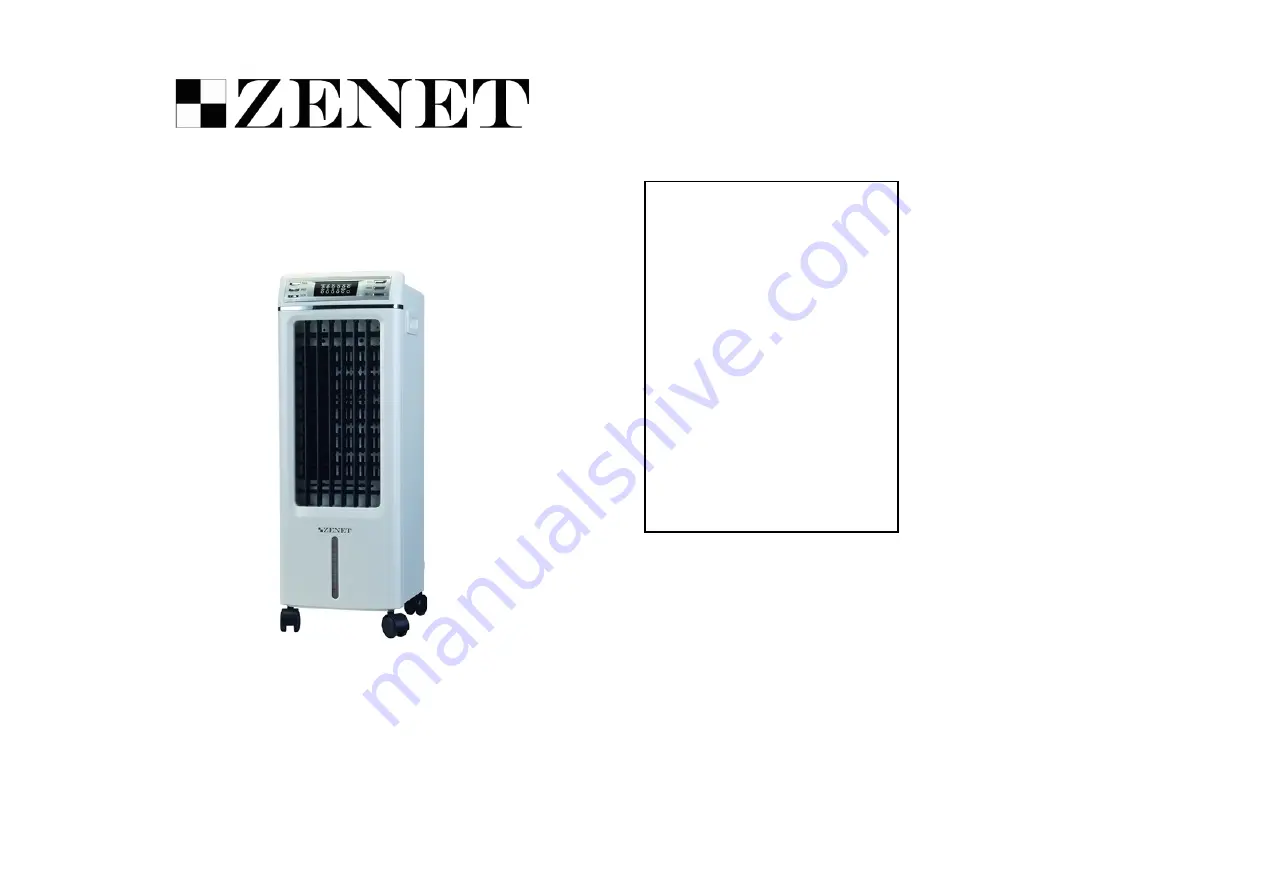 Zenet LFS-703C Instruction Manual Download Page 12