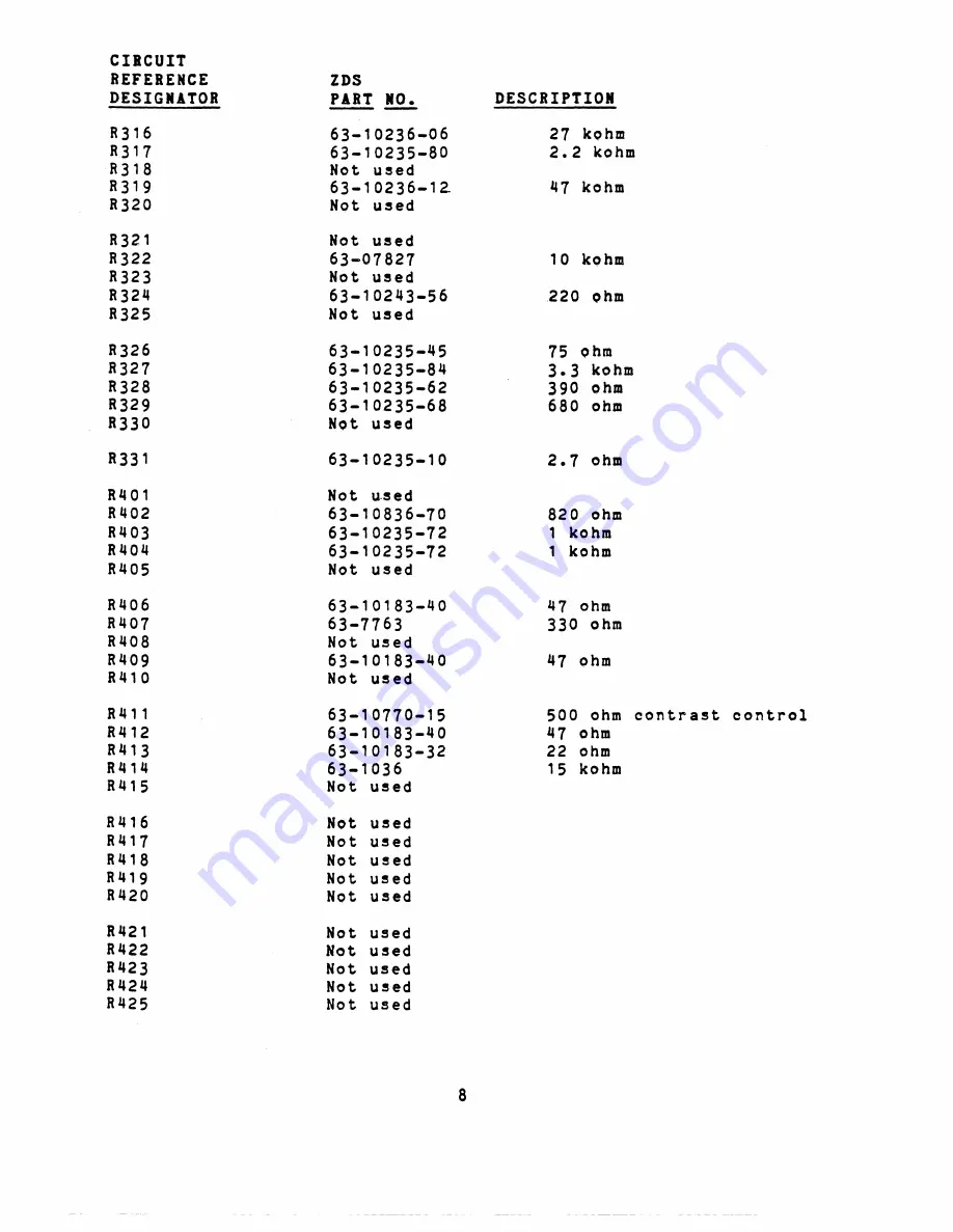 Zenith Data Systems Z-39 Technical Training Manual Download Page 83