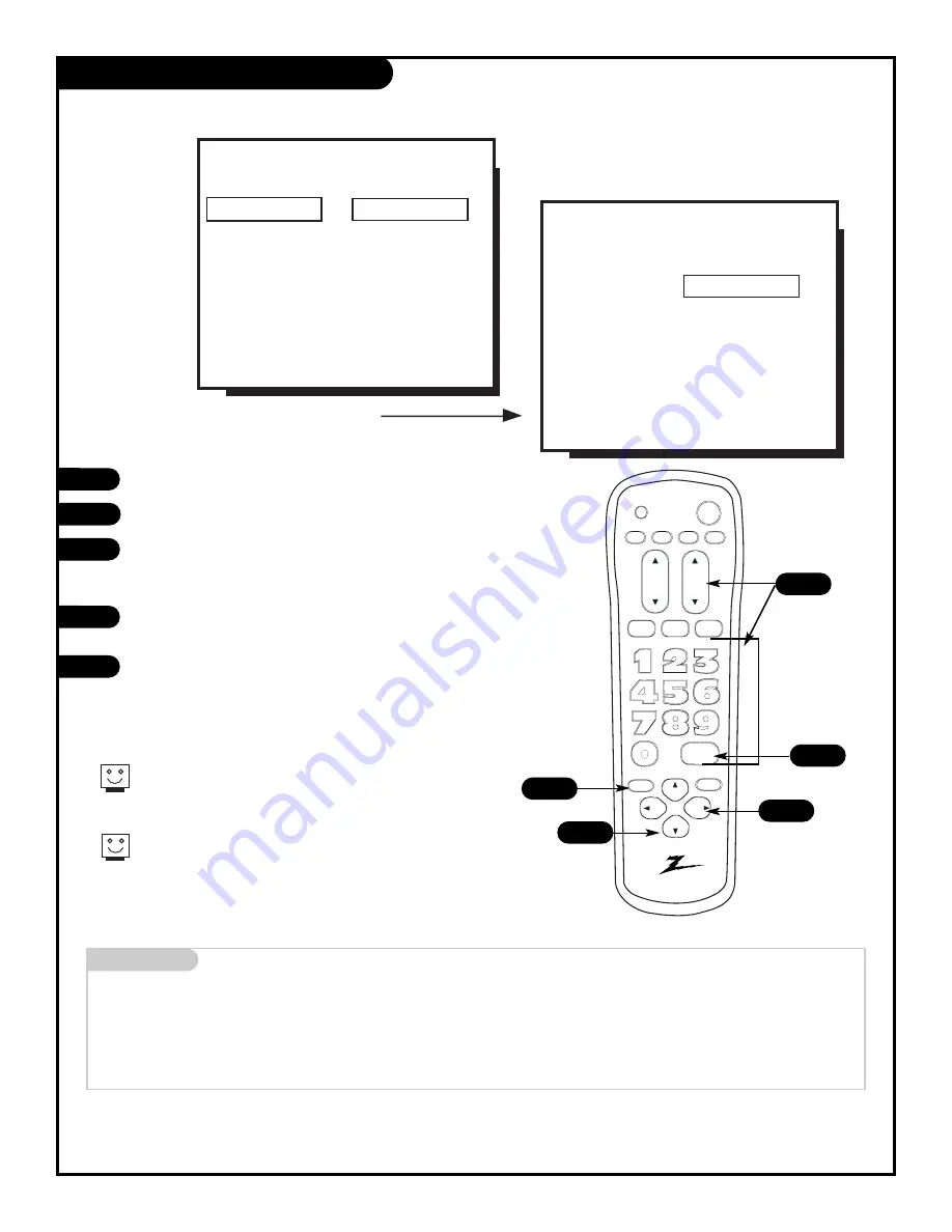 Zenith B25A30ZC Operating Manual Download Page 15