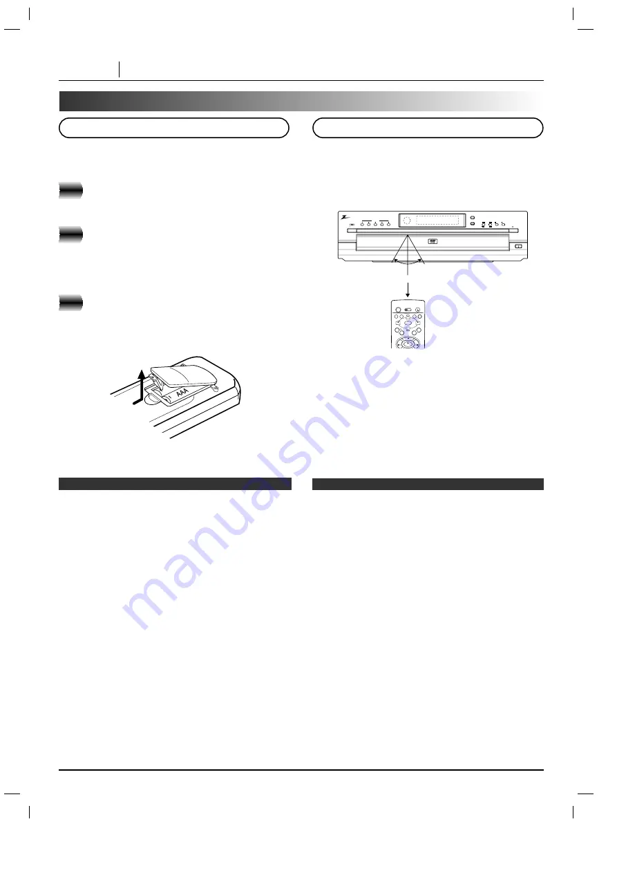 Zenith DVD5591 Operating Manual Download Page 12