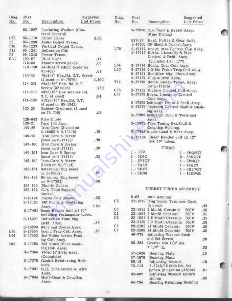 Zenith H2226R Service Manual Download Page 21