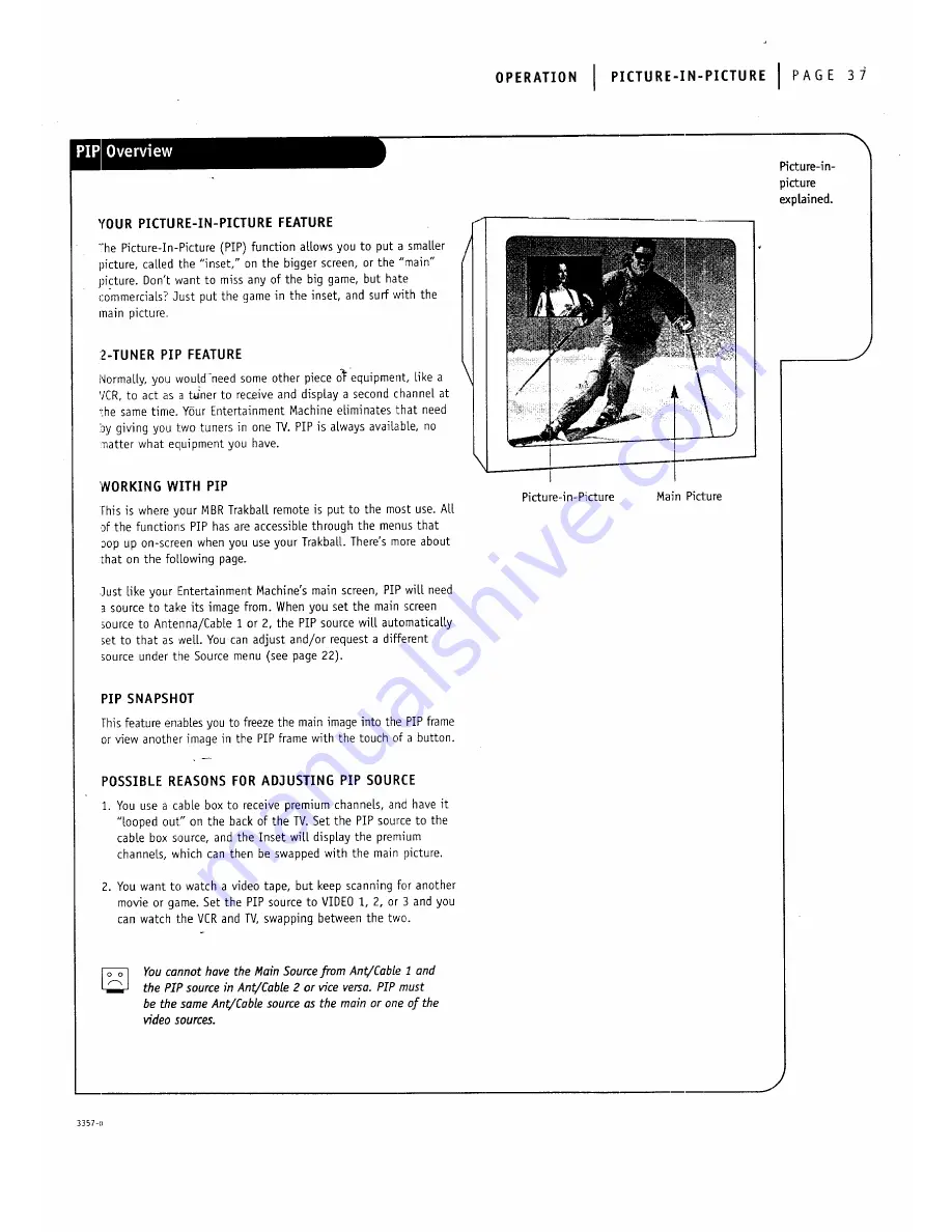 Zenith IQA36M46W4 Series Operating Manual & Warranty Download Page 36