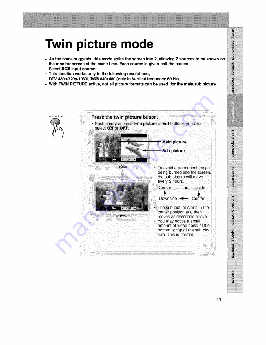 Zenith P60W26 Series Owner'S Manual Download Page 29