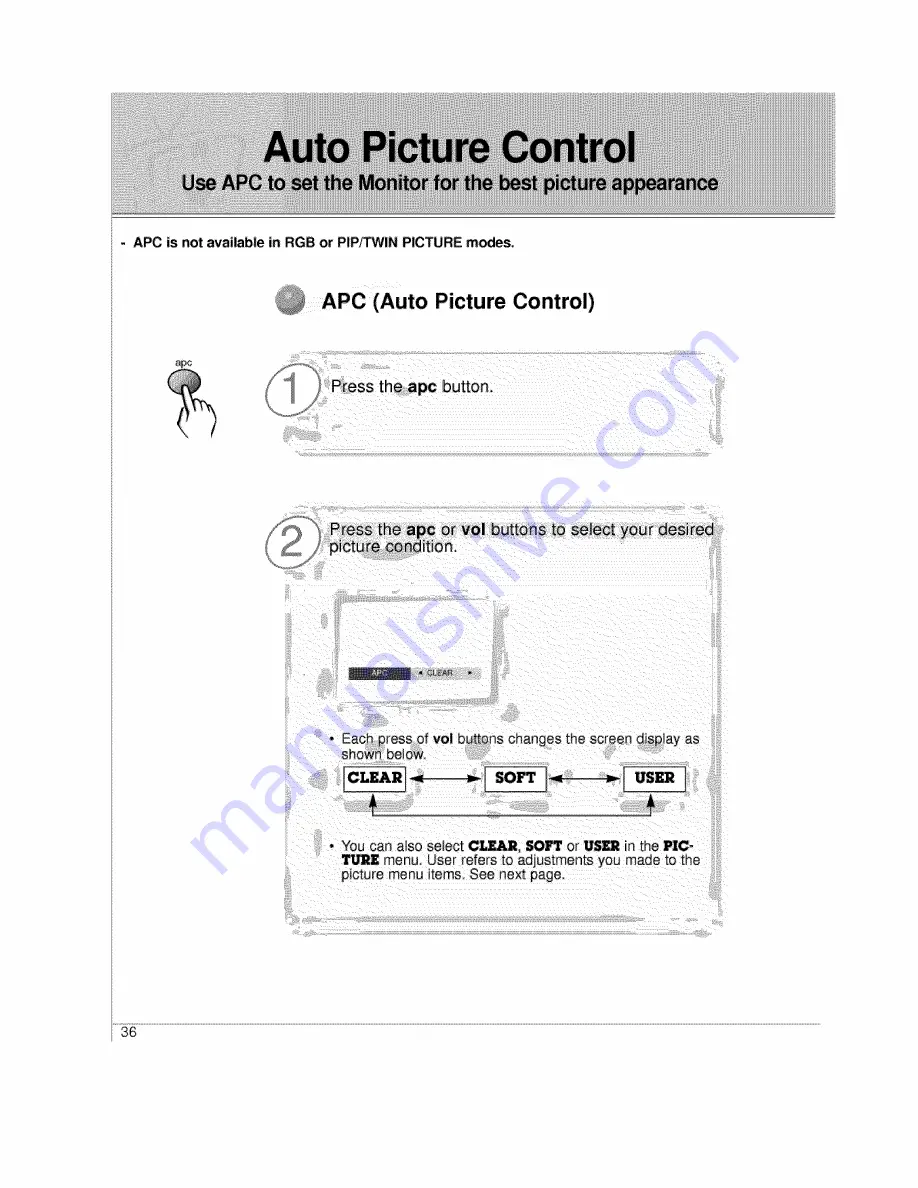 Zenith P60W26 Series Owner'S Manual Download Page 36