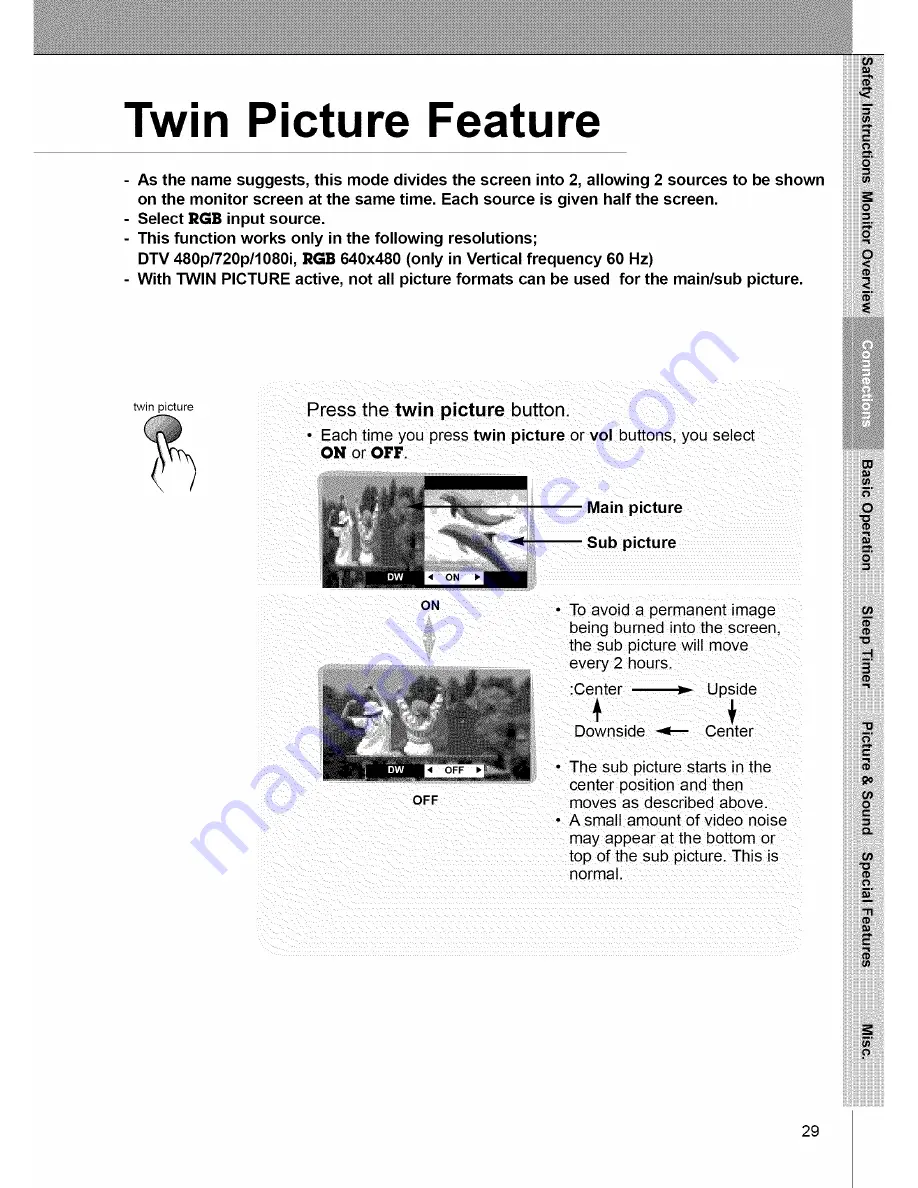 Zenith P60W26P Owner'S Manual Download Page 29