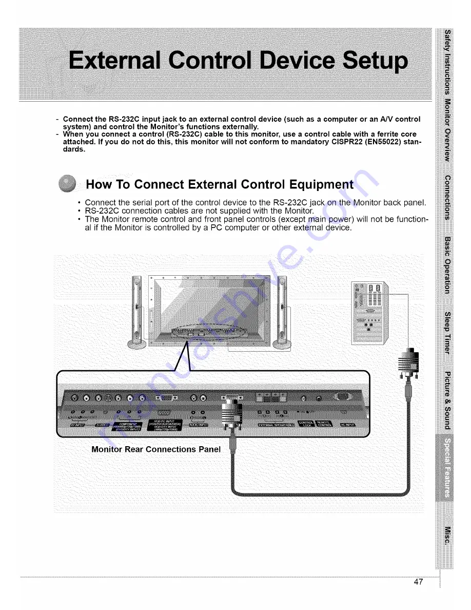 Zenith P60W26P Owner'S Manual Download Page 47