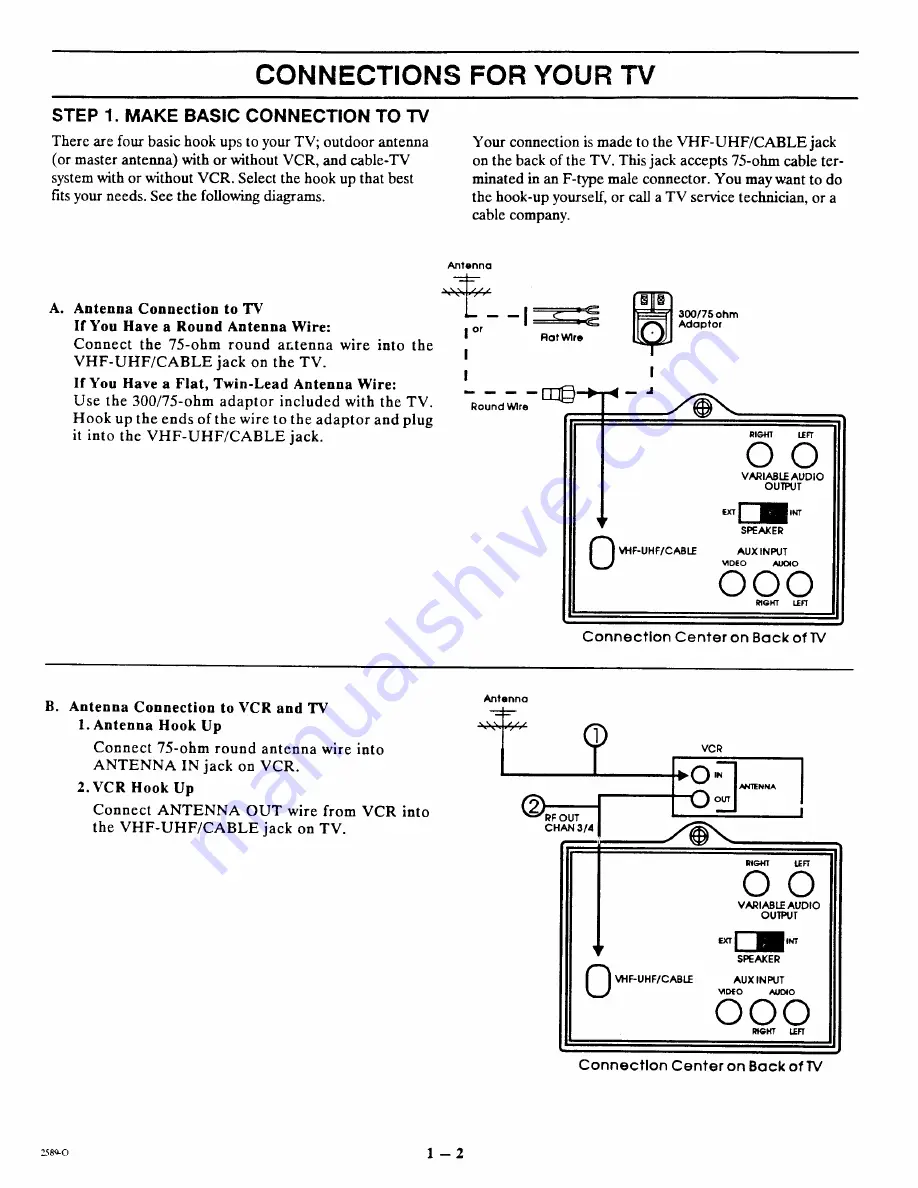 Zenith SENTRY 2 SL2518RK Operating Manual & Warranty Download Page 6