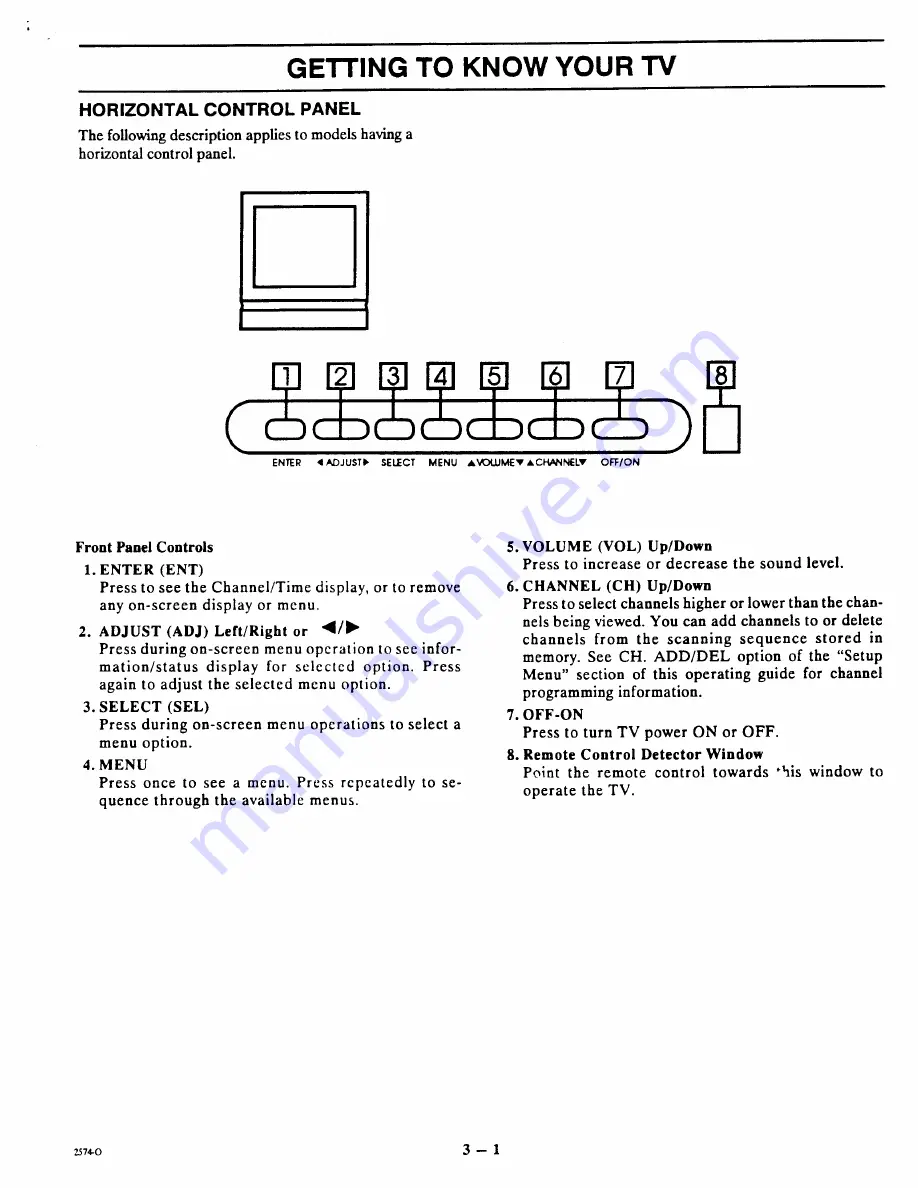 Zenith SENTRY 2 SL2722RK Operating Manual & Warranty Download Page 10