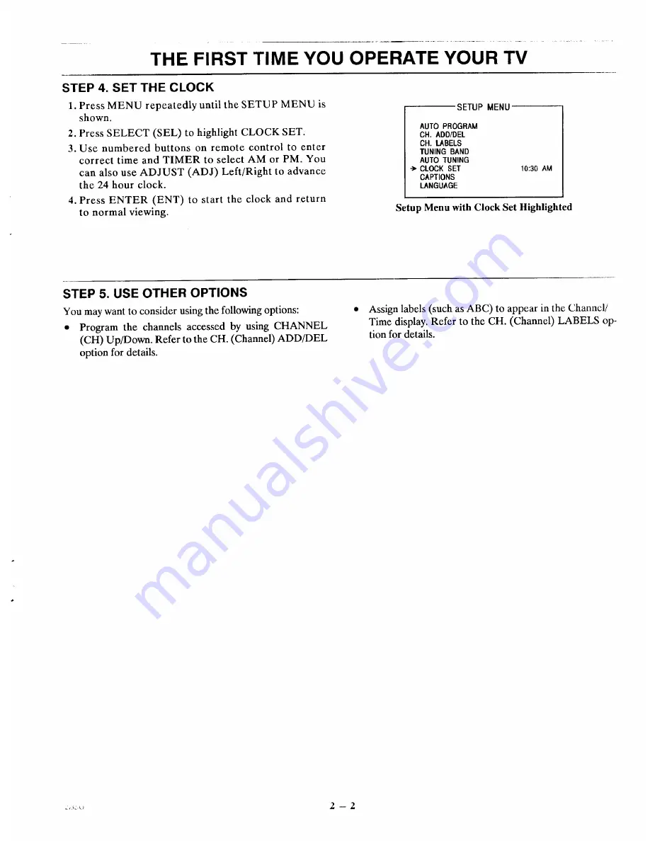 Zenith SENTRY 2 SM2726EW Operating Manual & Warranty Download Page 9