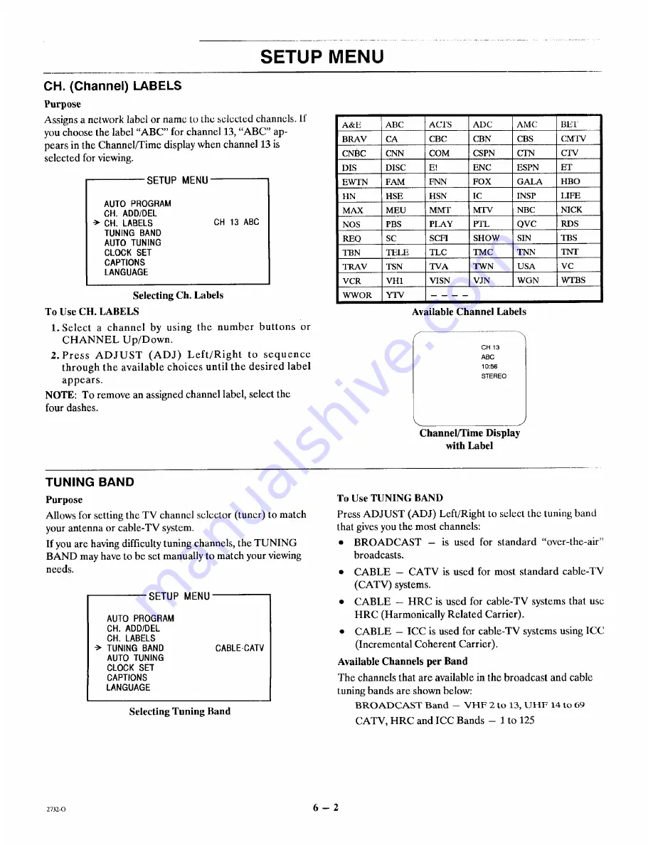 Zenith SENTRY 2 SM2726EW Operating Manual & Warranty Download Page 22