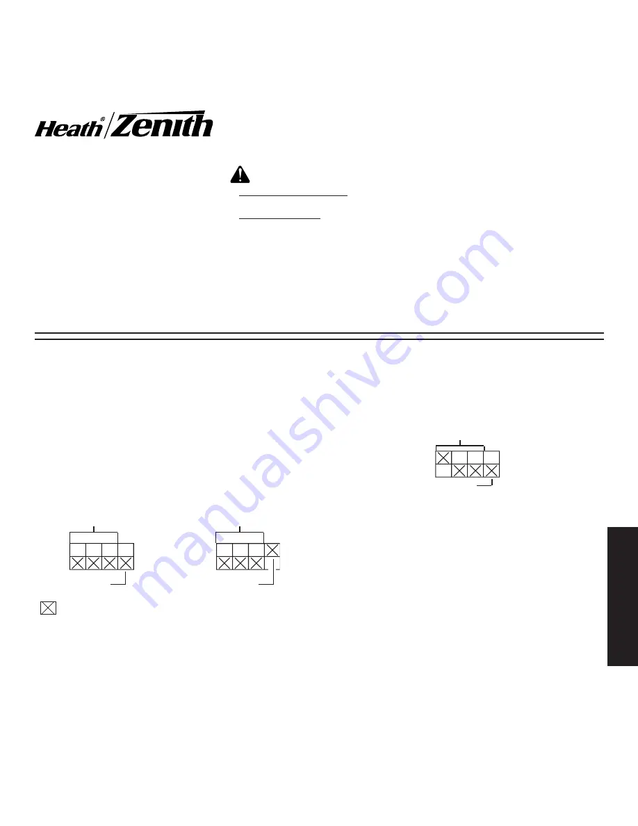 Zenith SL-6037-WH - Heath - Wireless Command User Manual Download Page 19