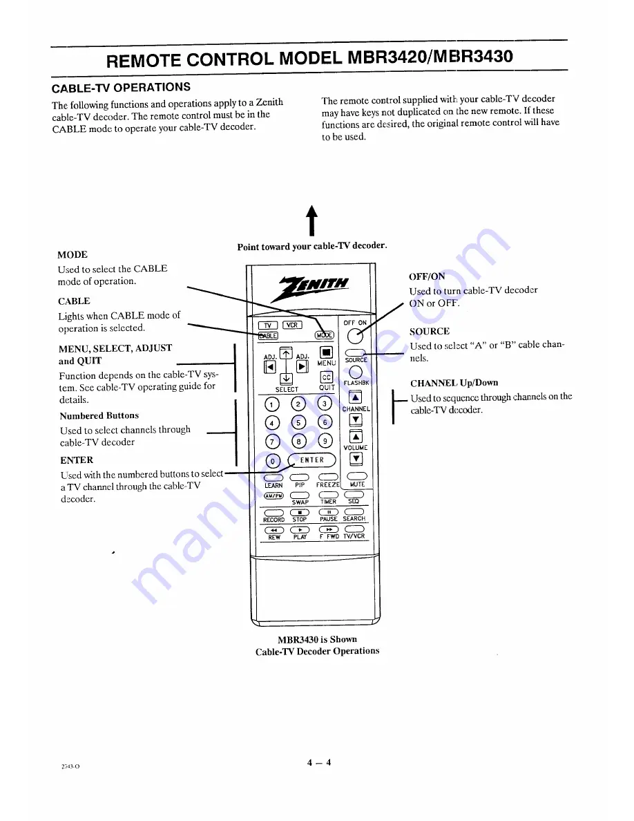 Zenith SM2077BT Скачать руководство пользователя страница 16