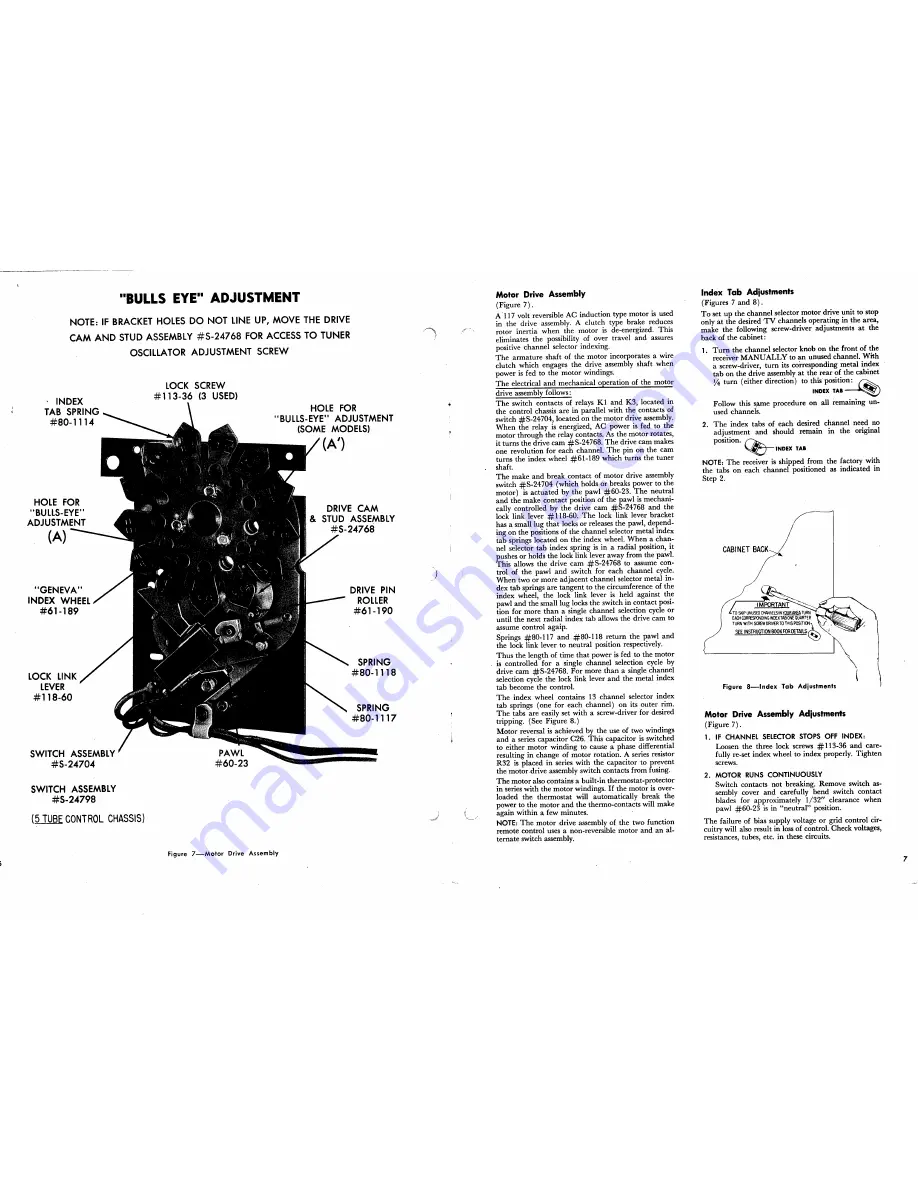 Zenith Space-Command 200 Series Service Manual Download Page 6