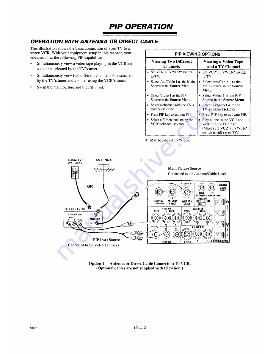 Zenith SR2787 Operating Manual & Warranty Download Page 27