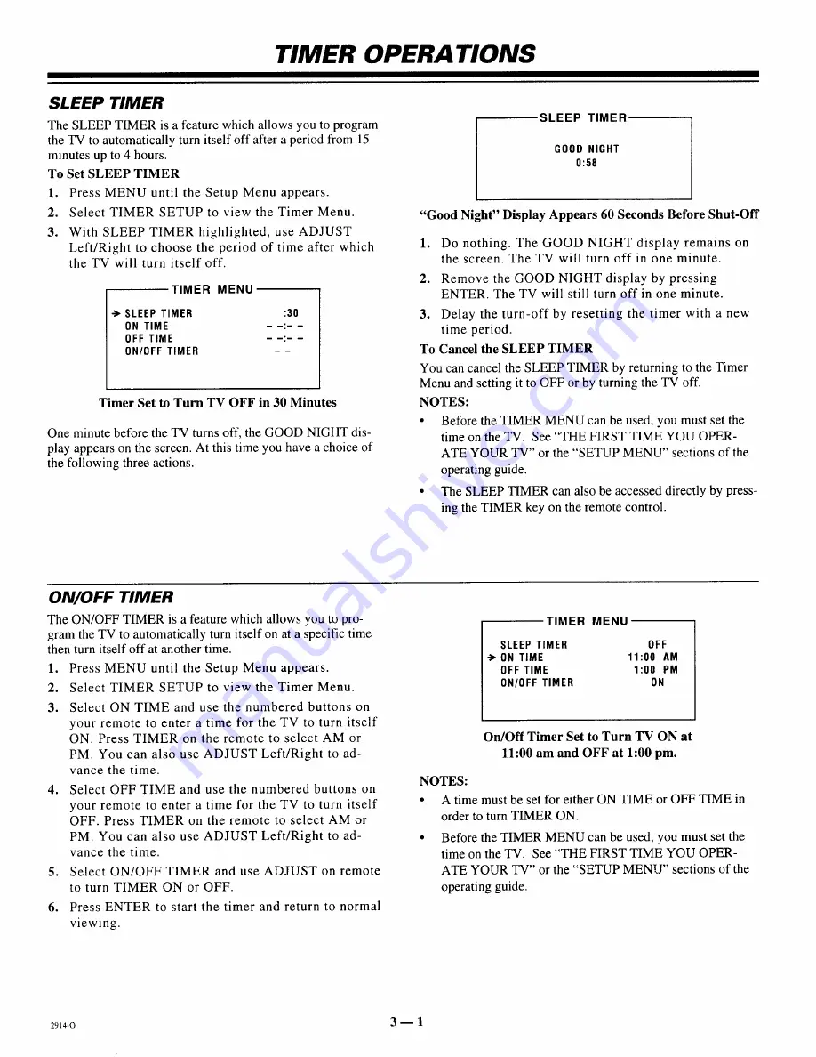 Zenith SYSTEM 3 SR2573 Operating Manual & Warranty Download Page 11