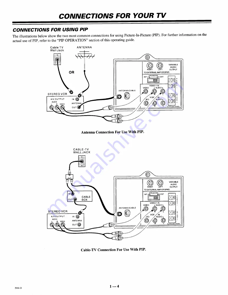 Zenith SYSTEM 3 SR3273DT Operating Manual & Warranty Download Page 8