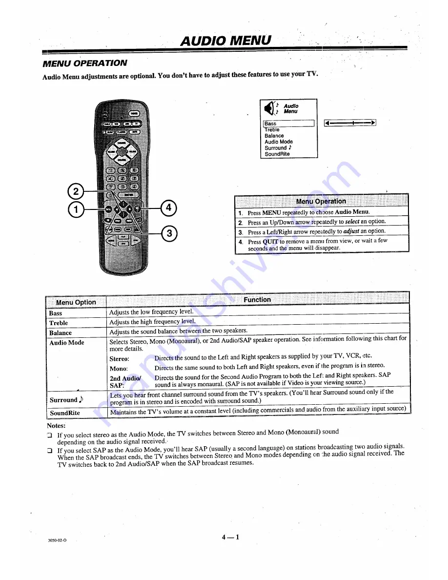 Zenith System 3 Z25X31 Operating Manual & Warranty Download Page 17