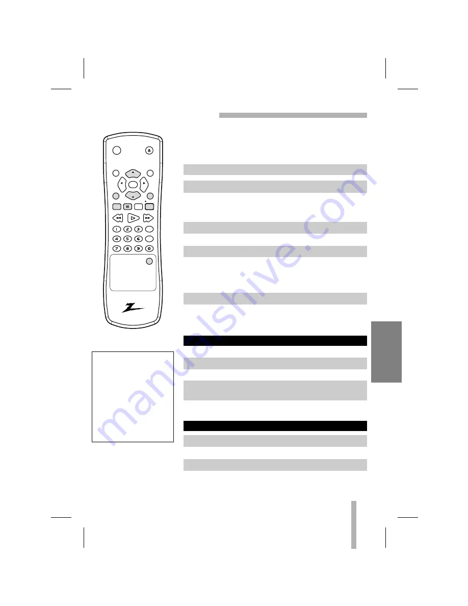 Zenith VCM321 Installation And Operating Manual Download Page 25