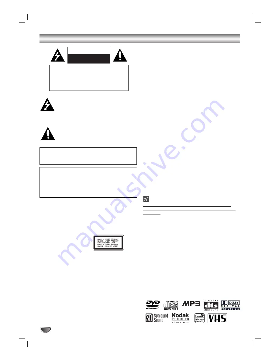 Zenith XBS448 Installation And Operating Manual, Warranty Download Page 2