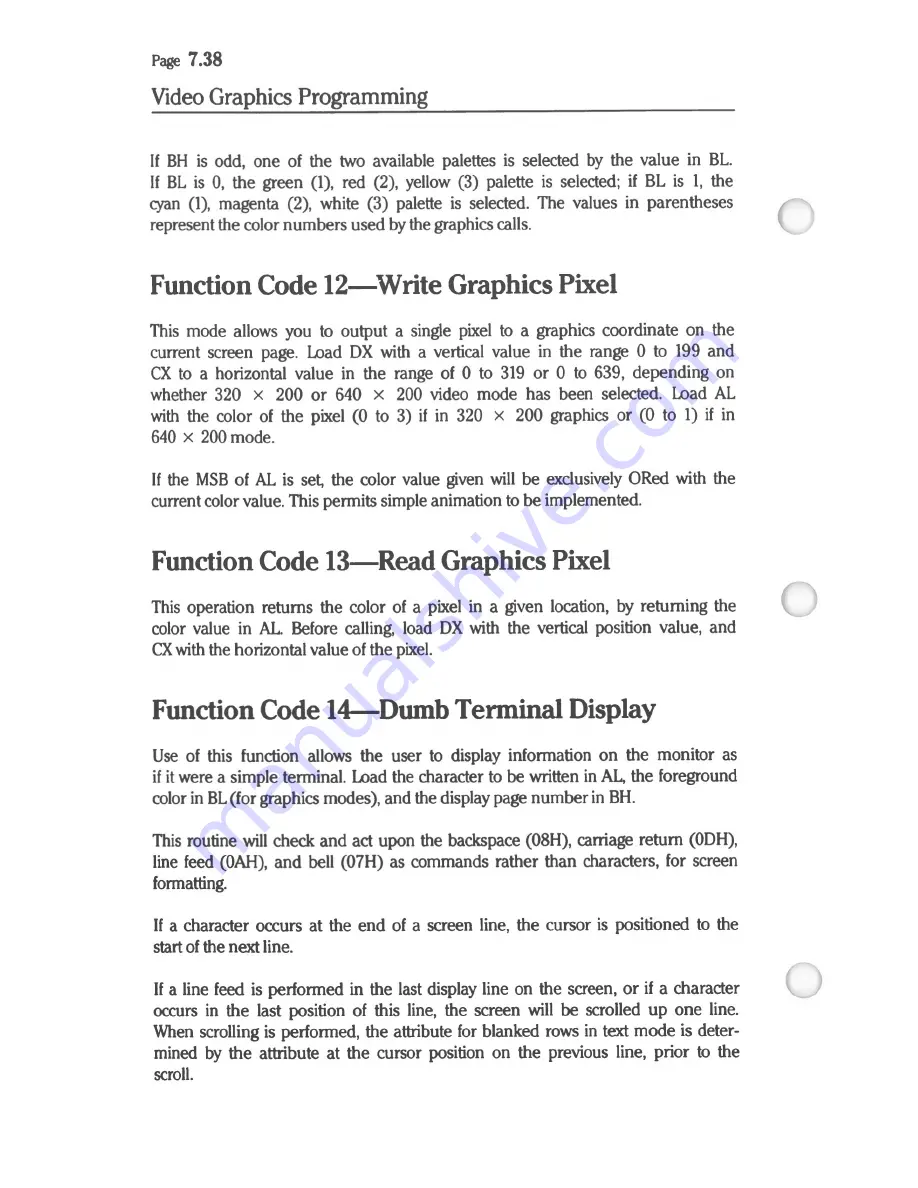 Zenith Z-100 Series Reference Manual Download Page 127