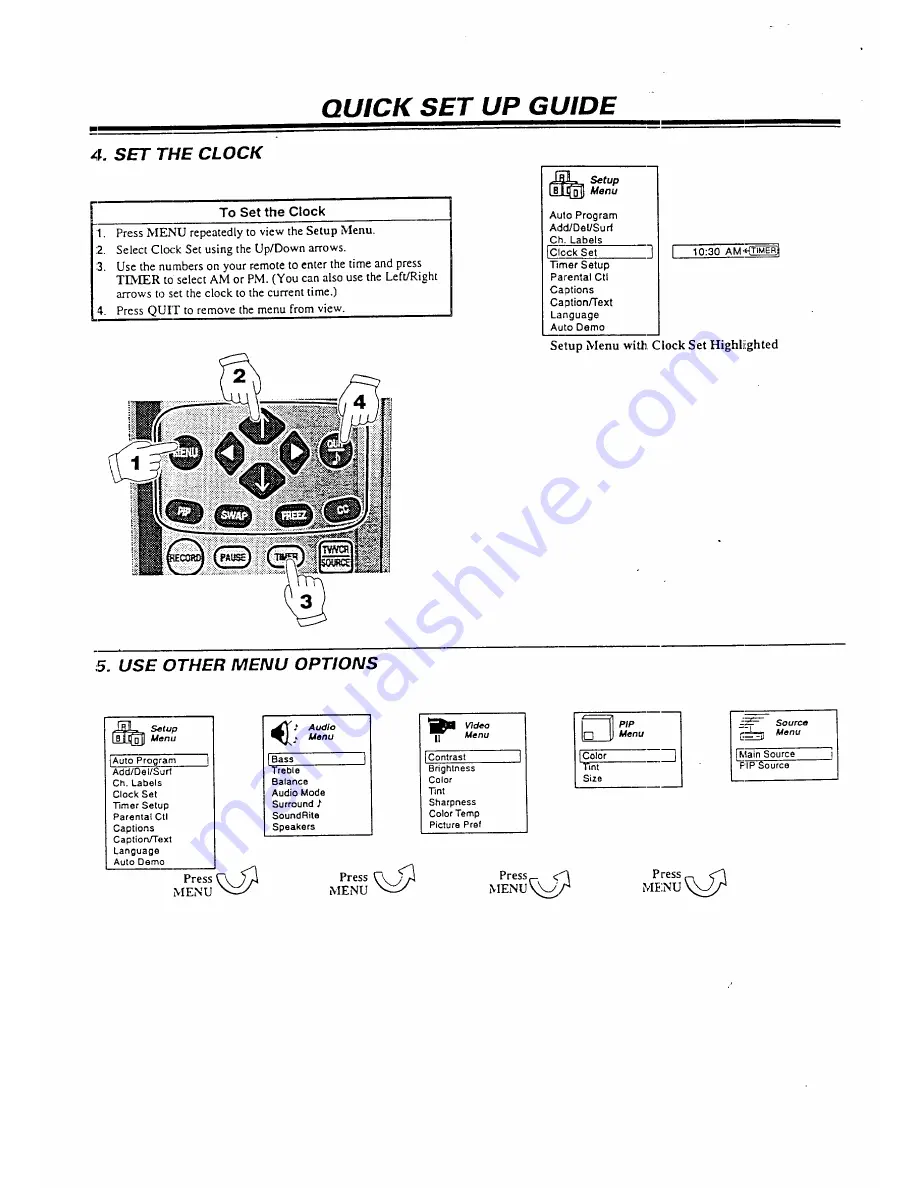 Zenith Z36H32 Operating Manual & Warranty Download Page 12