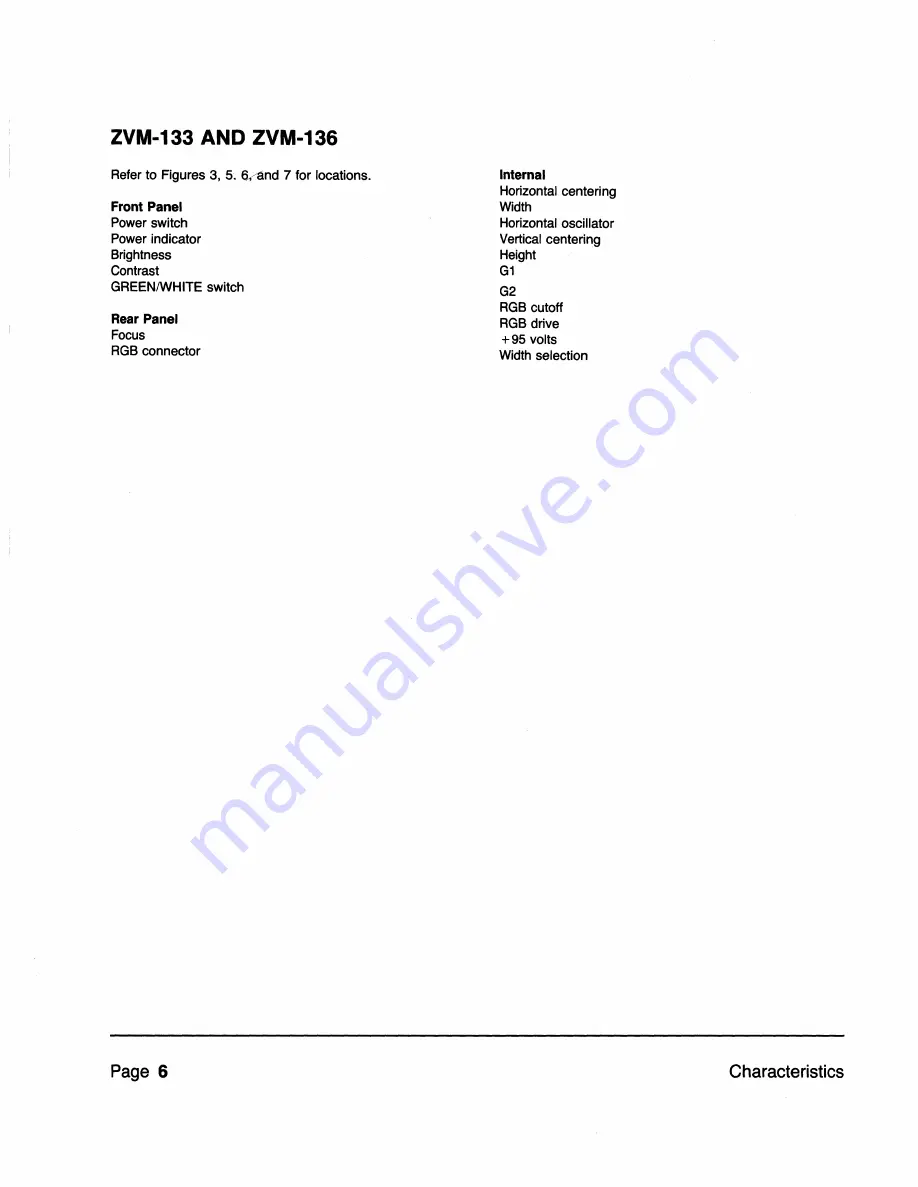 Zenith ZVM-131 Service Manual Download Page 6