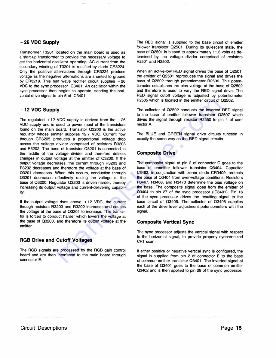 Zenith ZVM-131 Service Manual Download Page 15