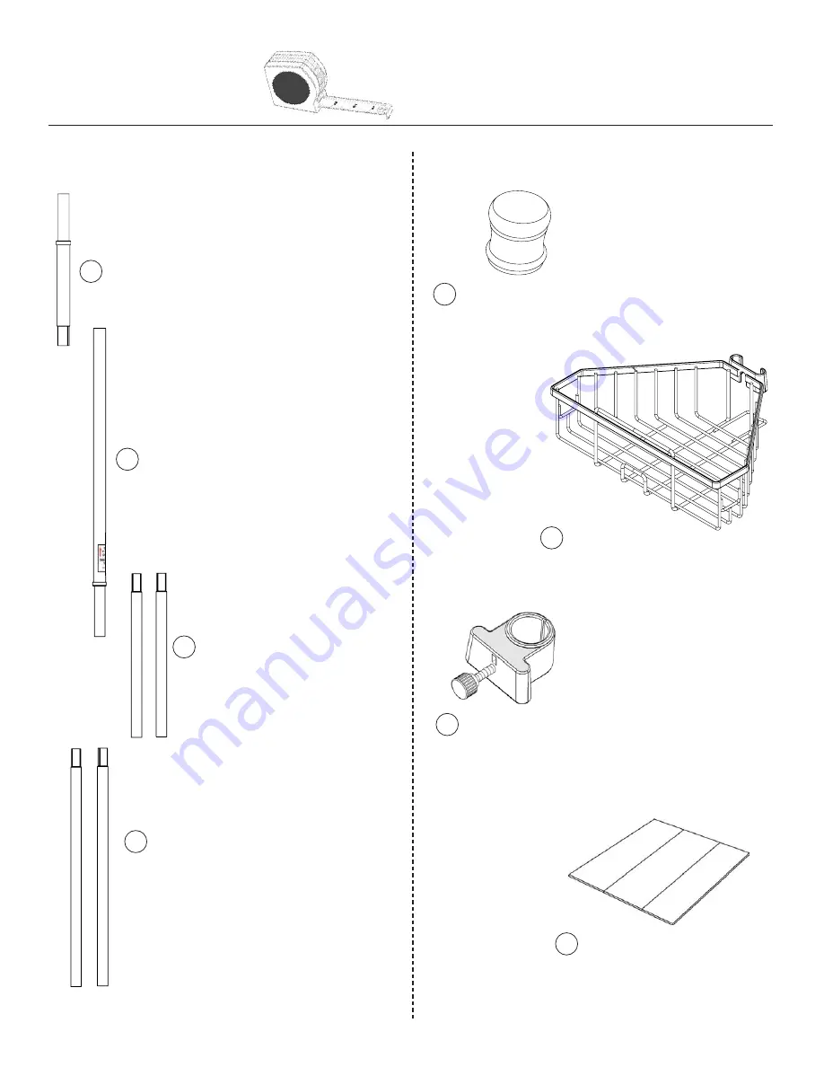 Zenna Home 2157HBL Assembly Instructions Manual Download Page 2