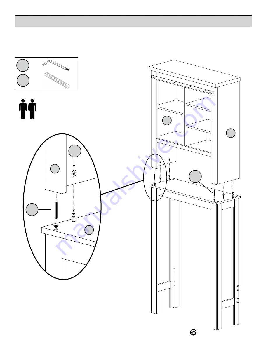 Zenna Home E5429GY Assembly Instructions Manual Download Page 14